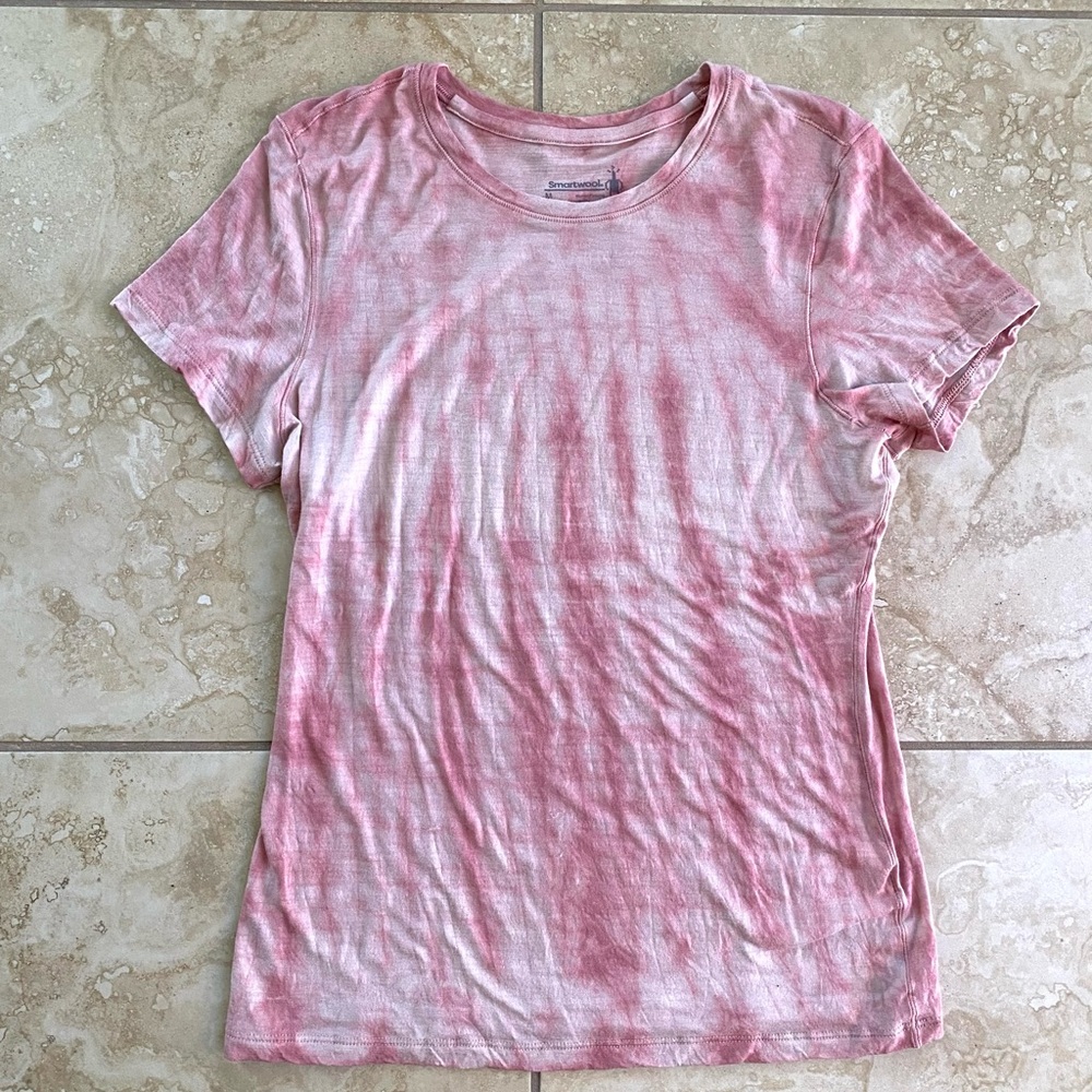 Smartwool Rose Tie-Dye Short Sleeve Tee